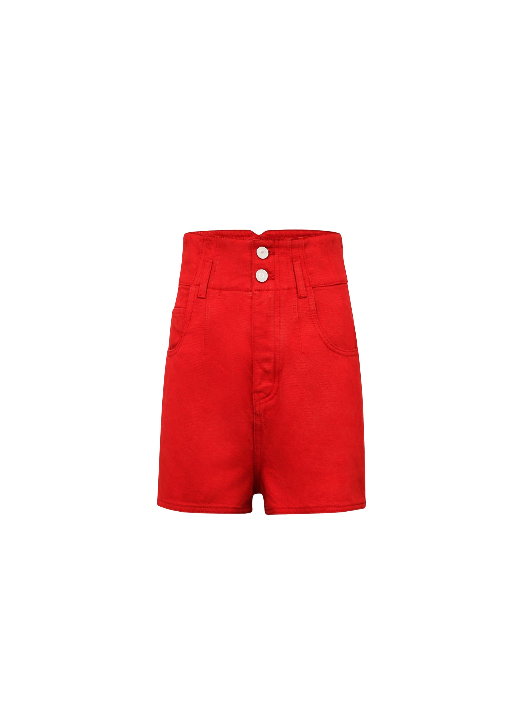 High waist shorts - Red Alaïa