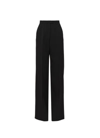 High waisted wool trousers - Black Alaïa