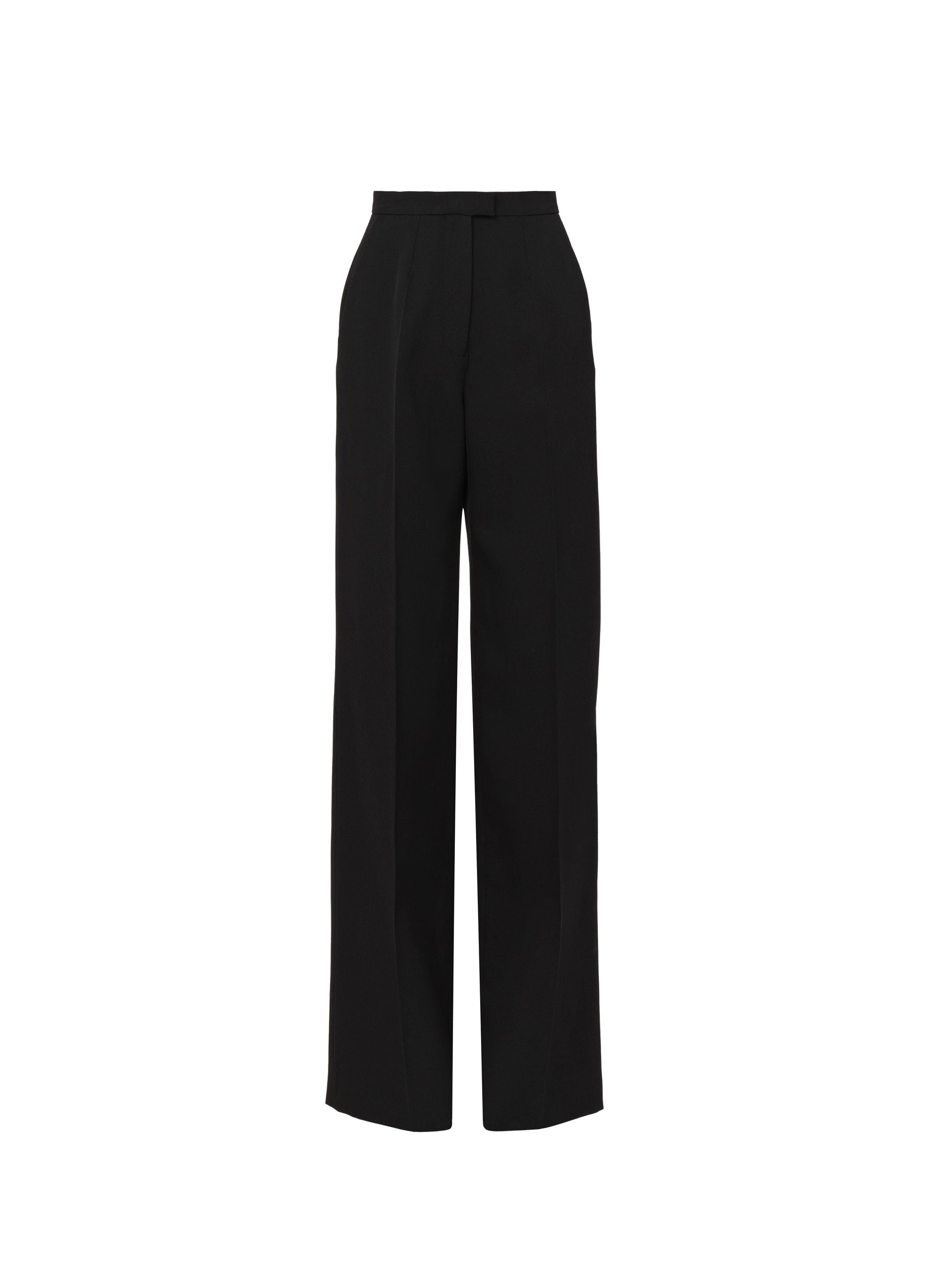 High waisted wool trousers - Black Alaïa