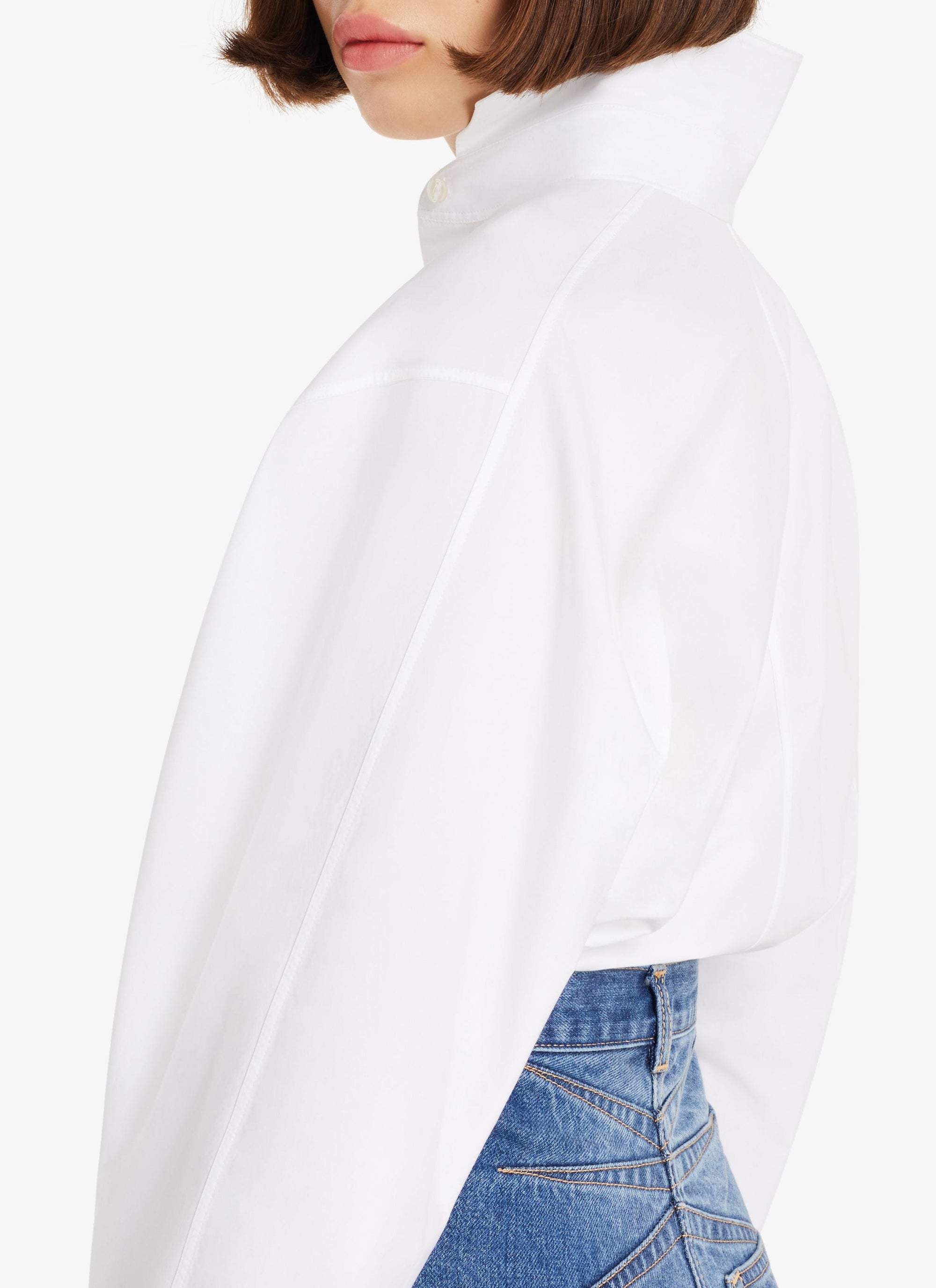 Peplum Leg Jeans - Blue Jeans
