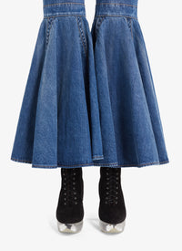 Peplum Leg Jeans - Blue Jeans