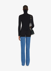 Combinaison bi-matière - Bleu Jeans