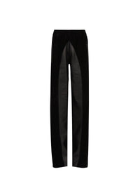 Suede leather trousers - Black Alaïa