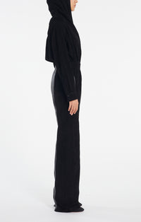 Suede leather trousers - Black Alaïa