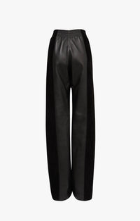 Suede leather trousers - Black Alaïa