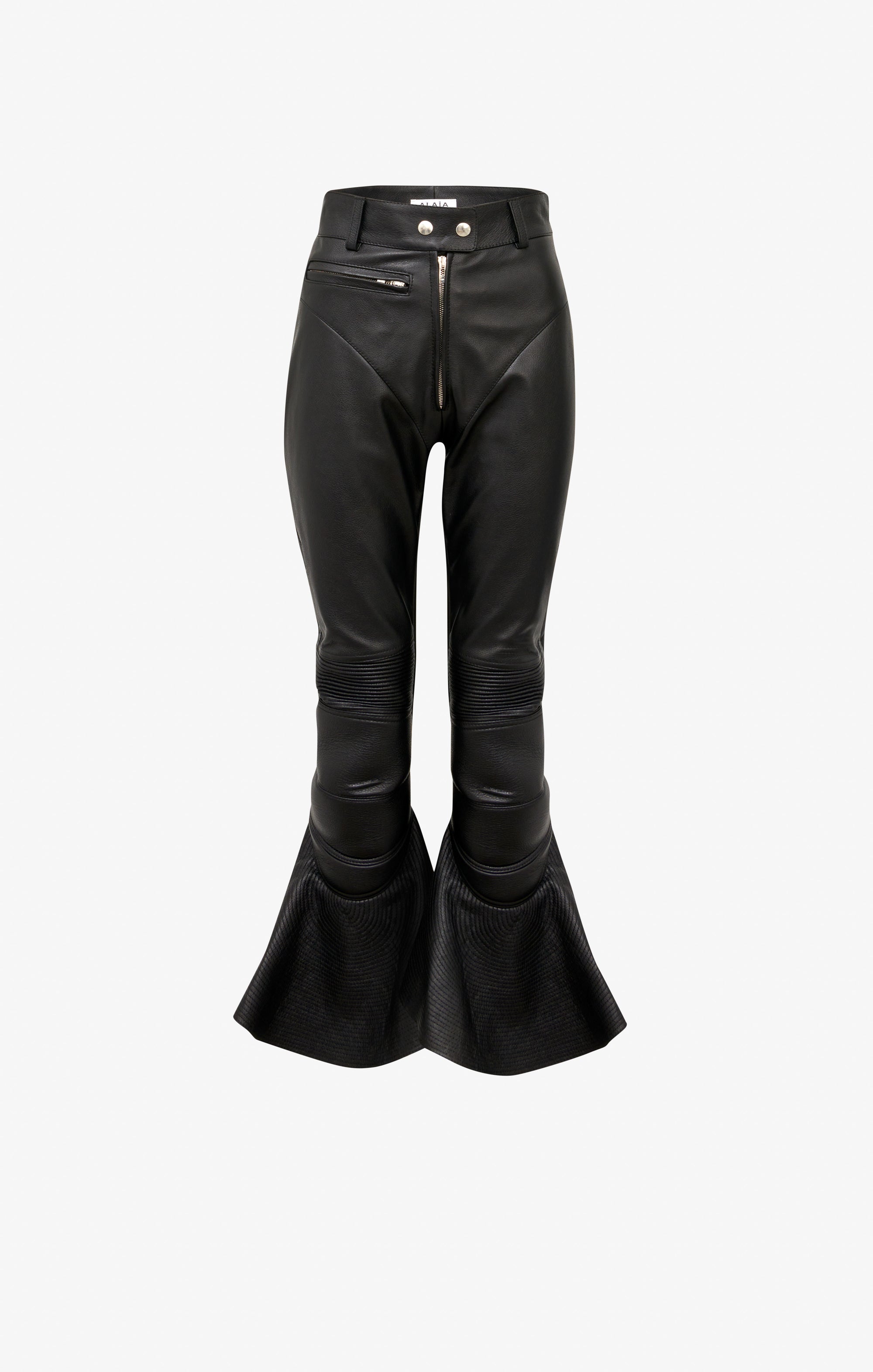 Matte leather trousers - Black Alaïa
