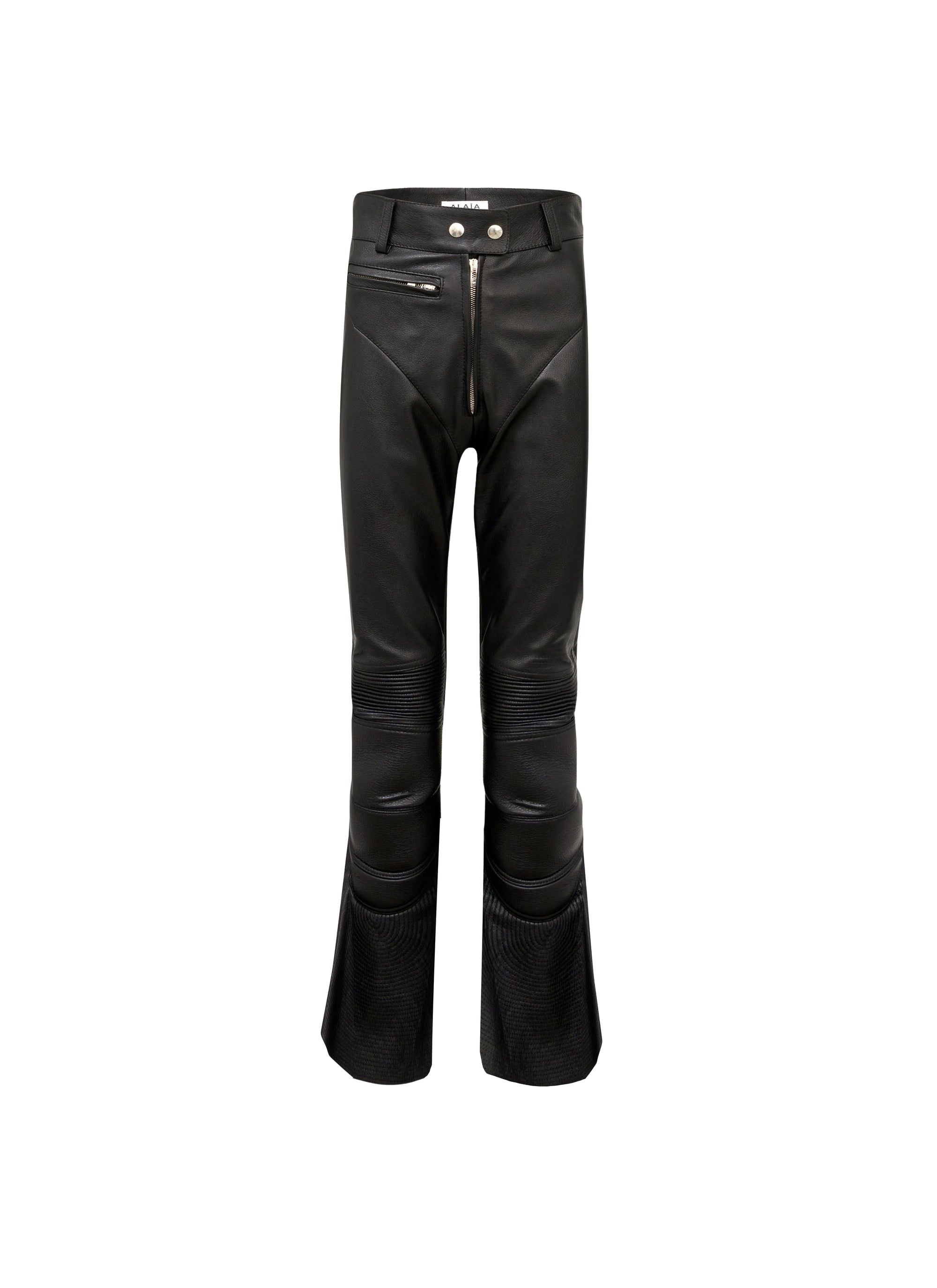 Matte leather trousers - Black Alaïa