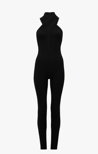 Body-Conscious Jumpsuit - Black Alaïa