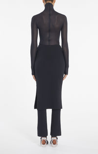 Double stretch canvas skirt and trousers - Black Alaïa