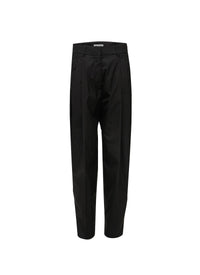 Pantalon court à coupe carotte - Noir Alaïa