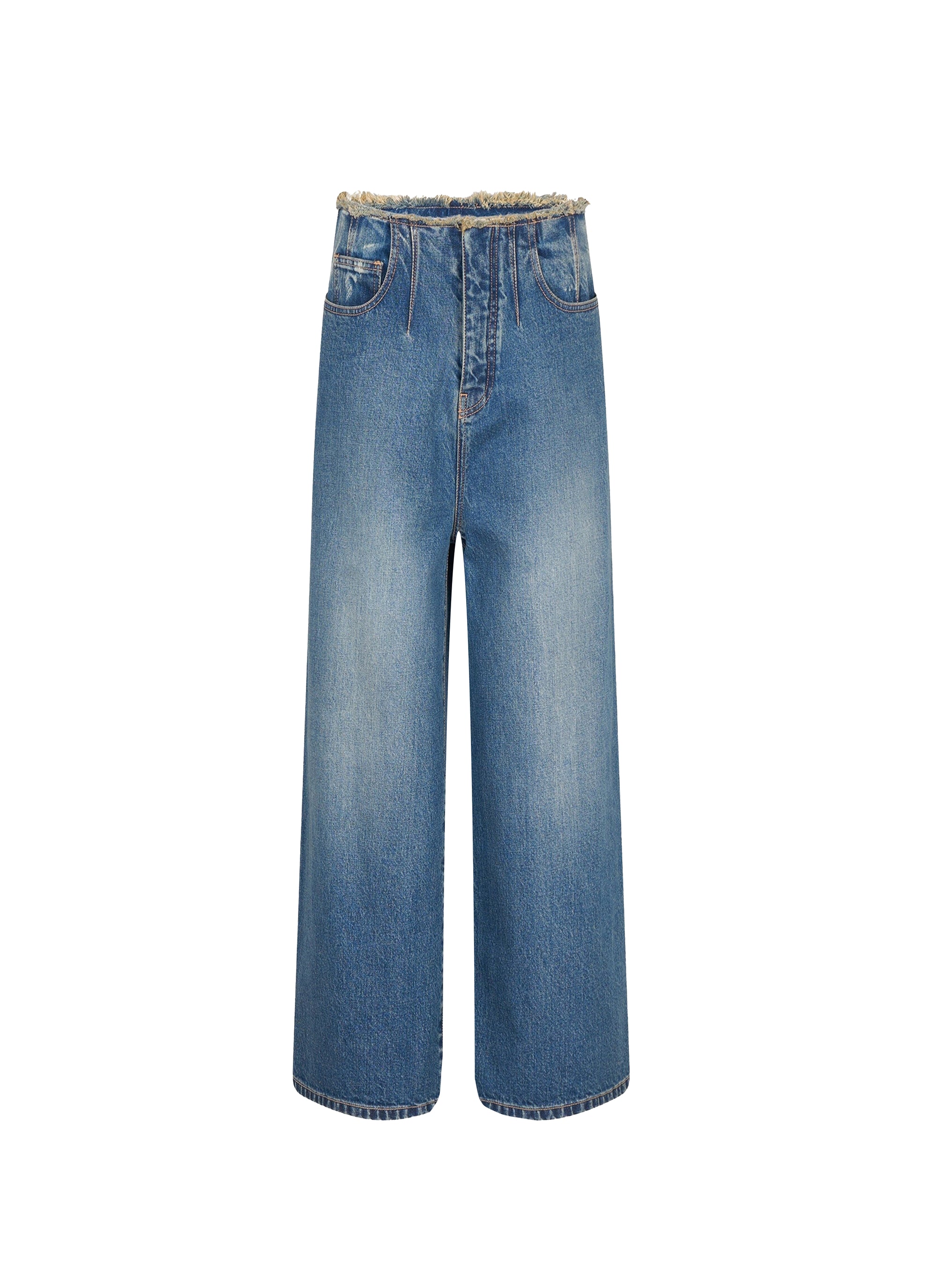 Low-rise Jeans - Vintage Blue