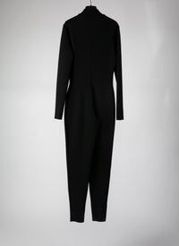 Combinaison Venus d'hiver en laine - Noir