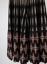 Pantalon Sidi Bou said - Noir & Grenat