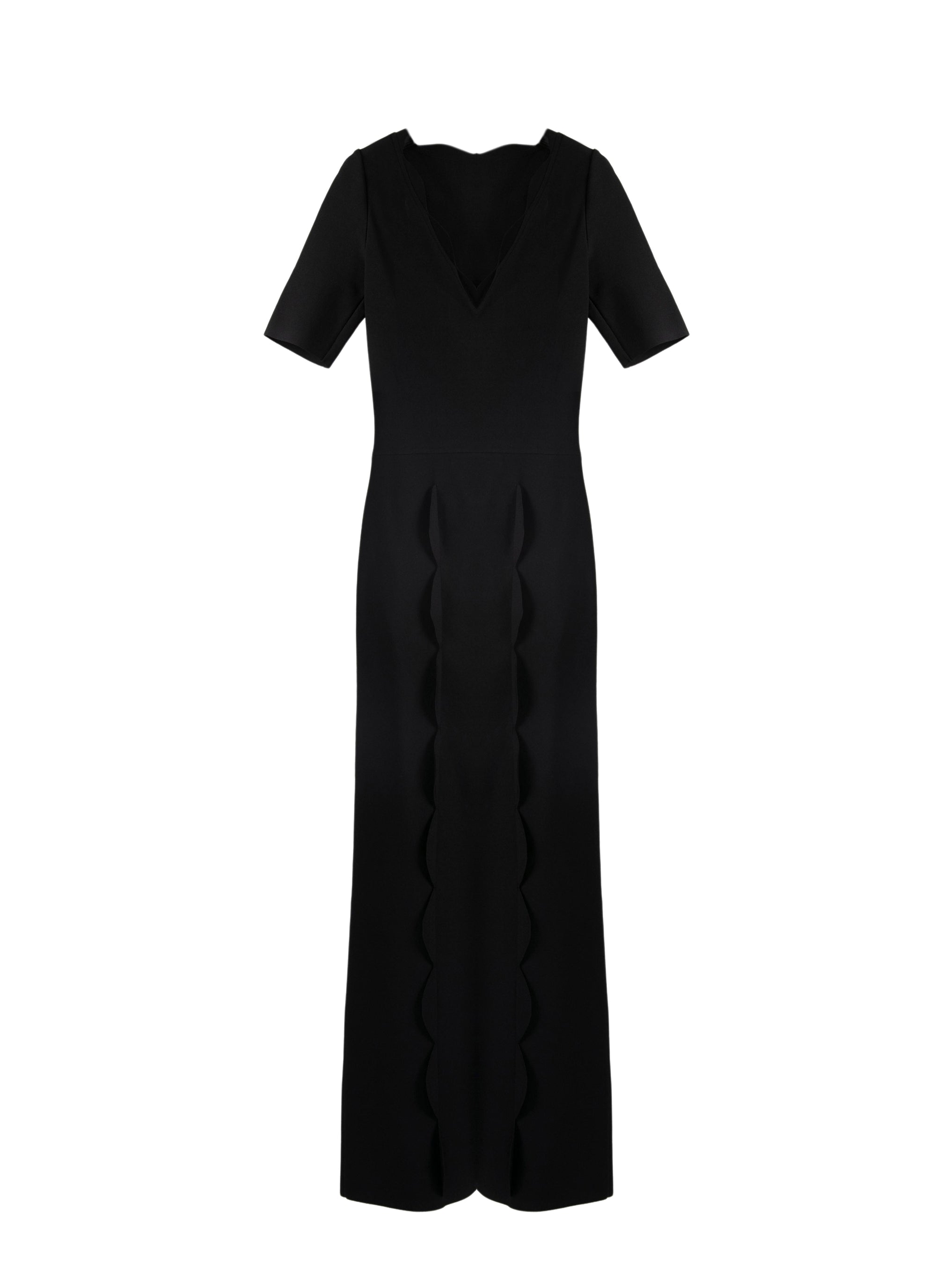 Combinaison manches courtes col v - Noir
