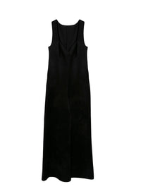 Combinaison sans manches en laine - Noir