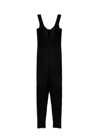 Combinaison sans manches style corset - Noir