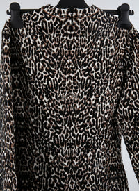Combinaison imprimé animalier - Noir & Ivoire