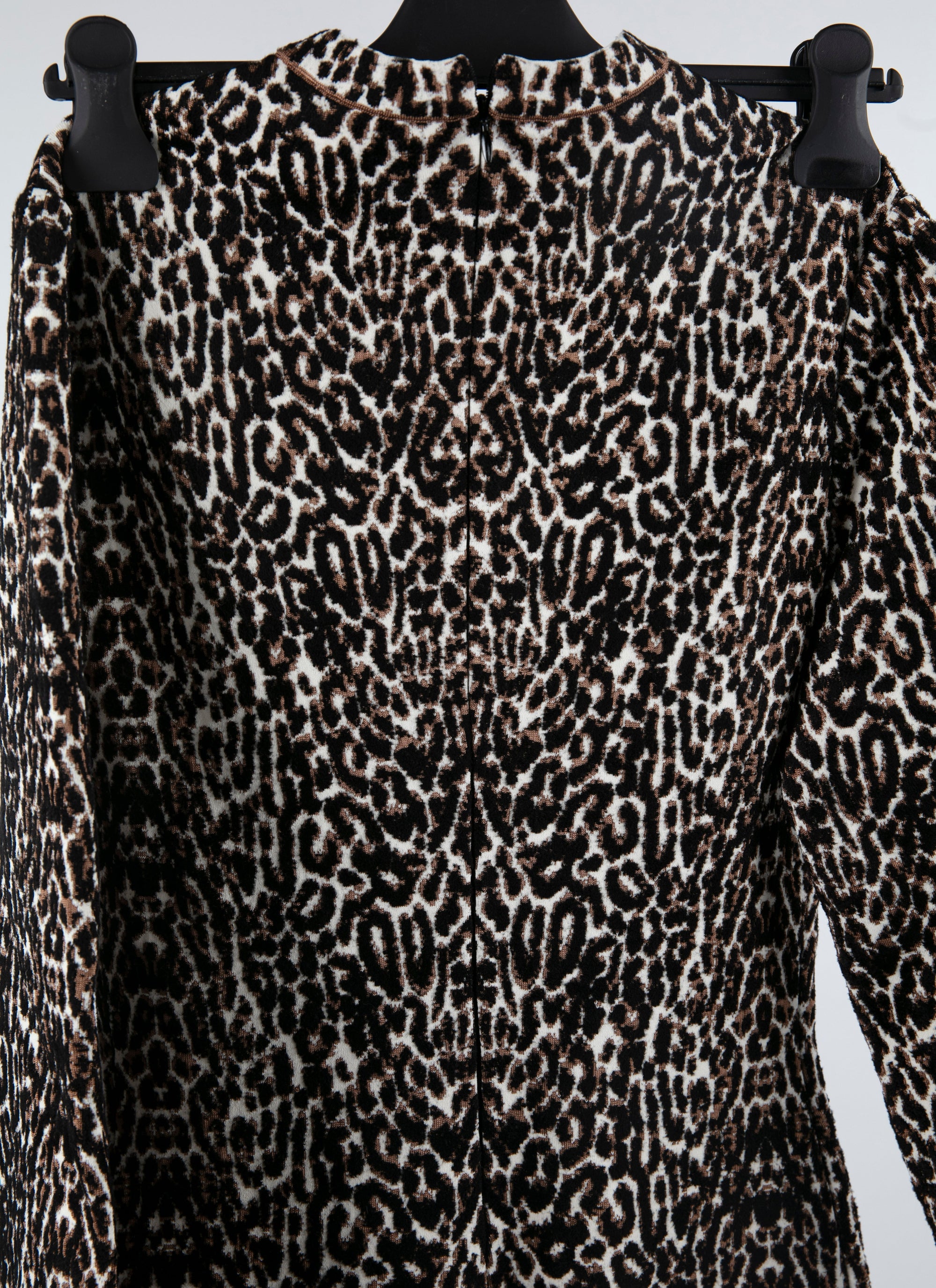 Animal print jumpsuit - Black & Ivory