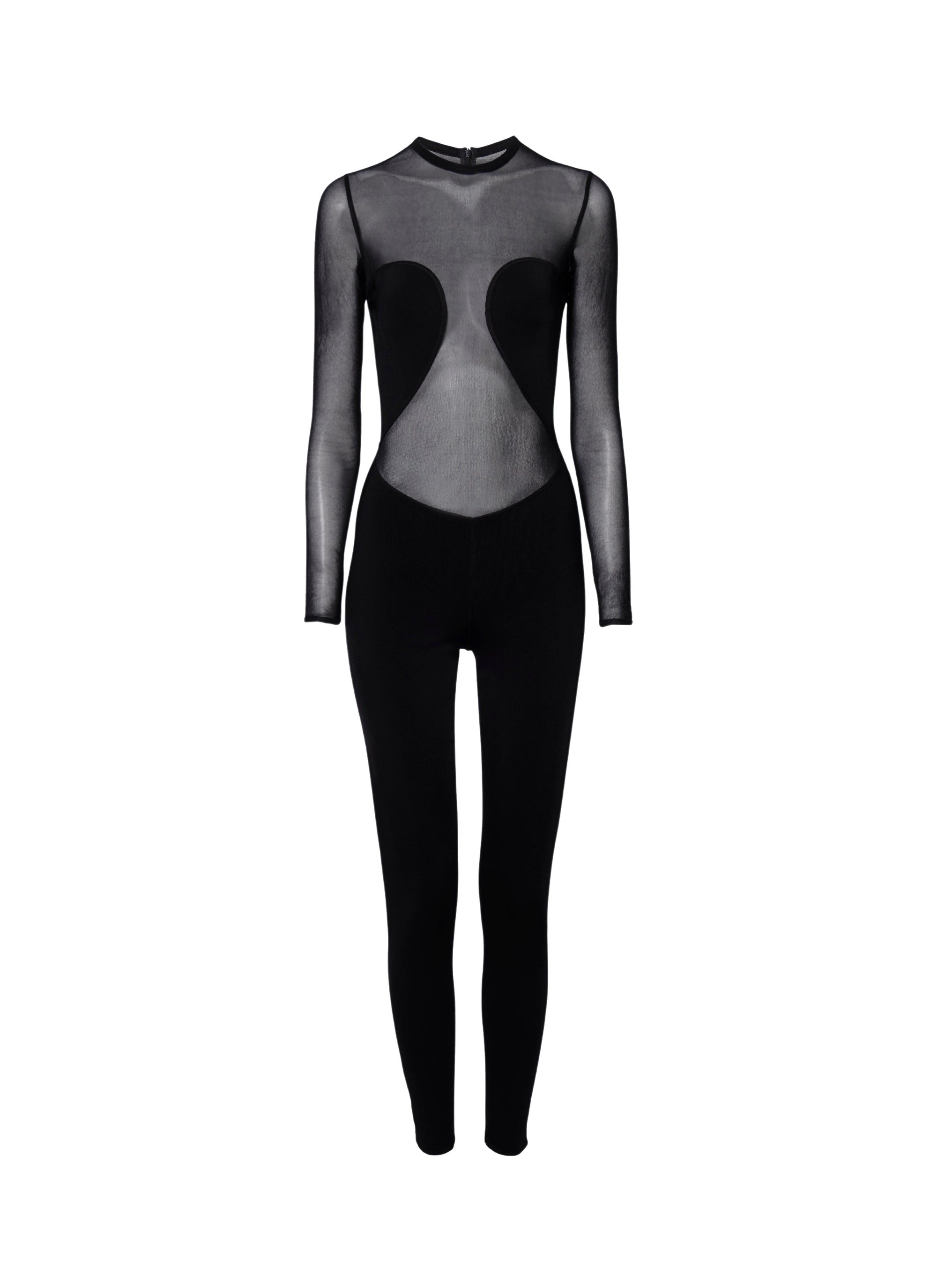 Combinaison transparente - Noir Alaïa