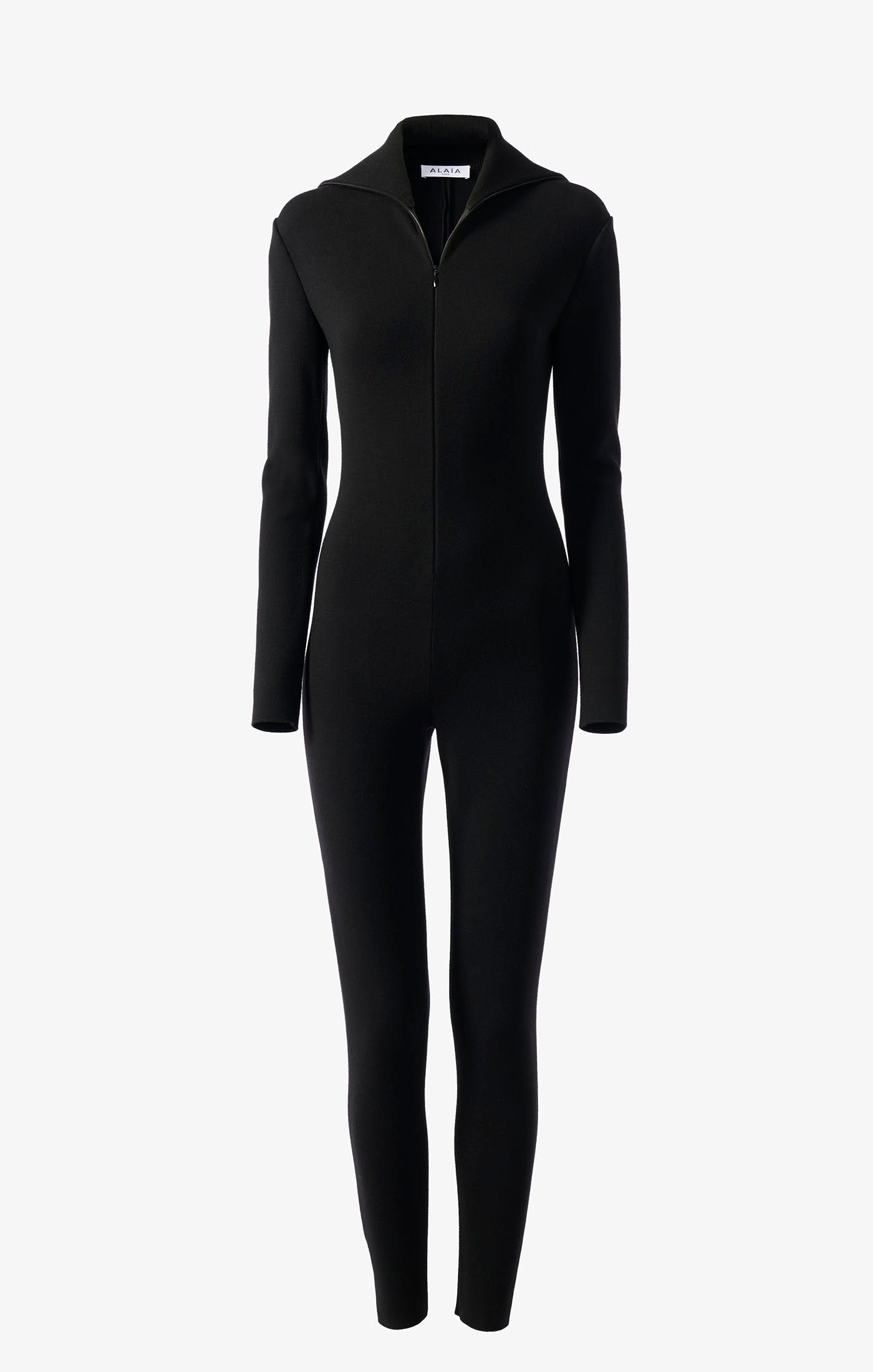 Combinaison minimaliste en laine - Noir Alaïa