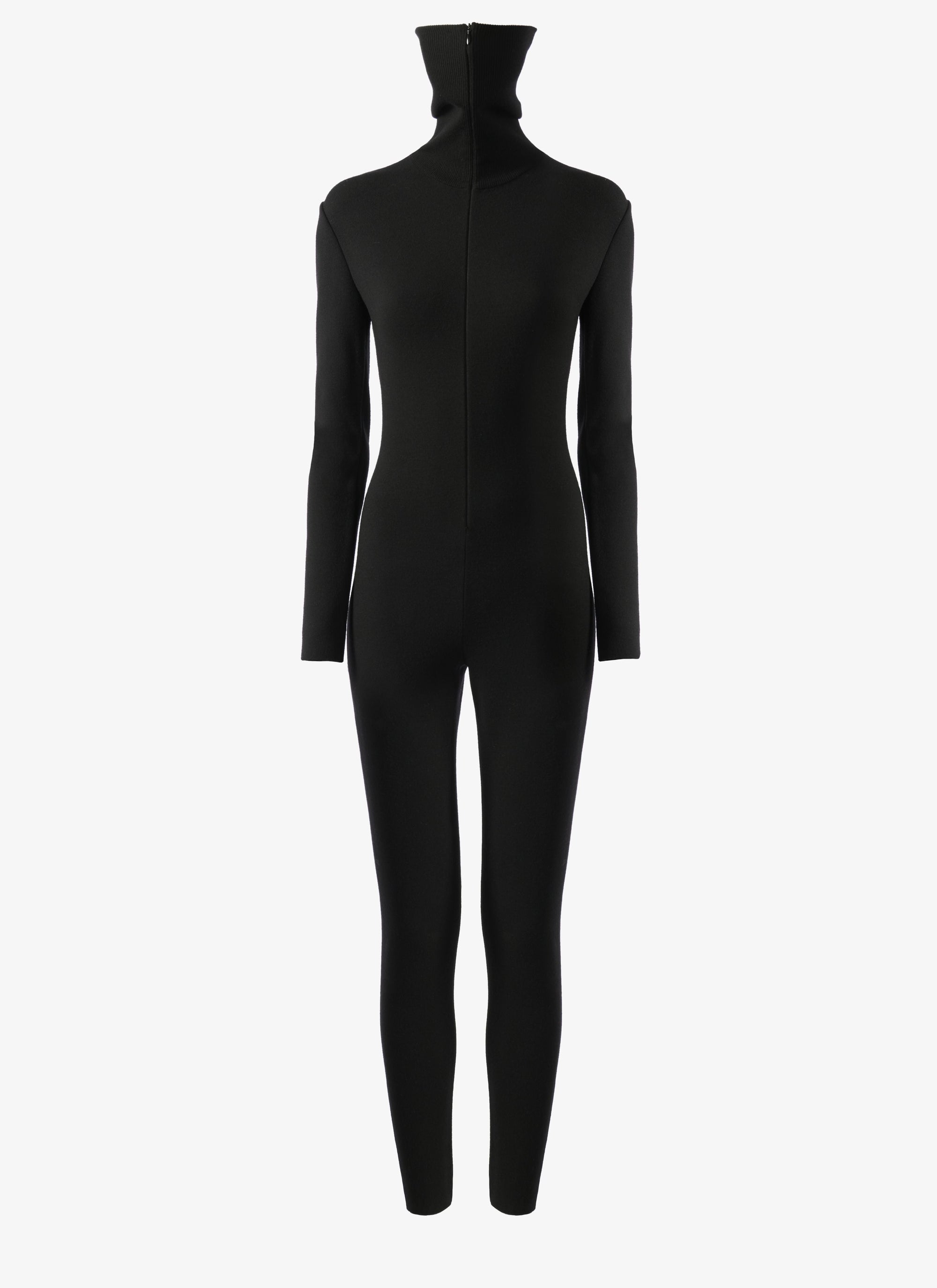 Combinaison minimaliste en laine - Noir Alaïa