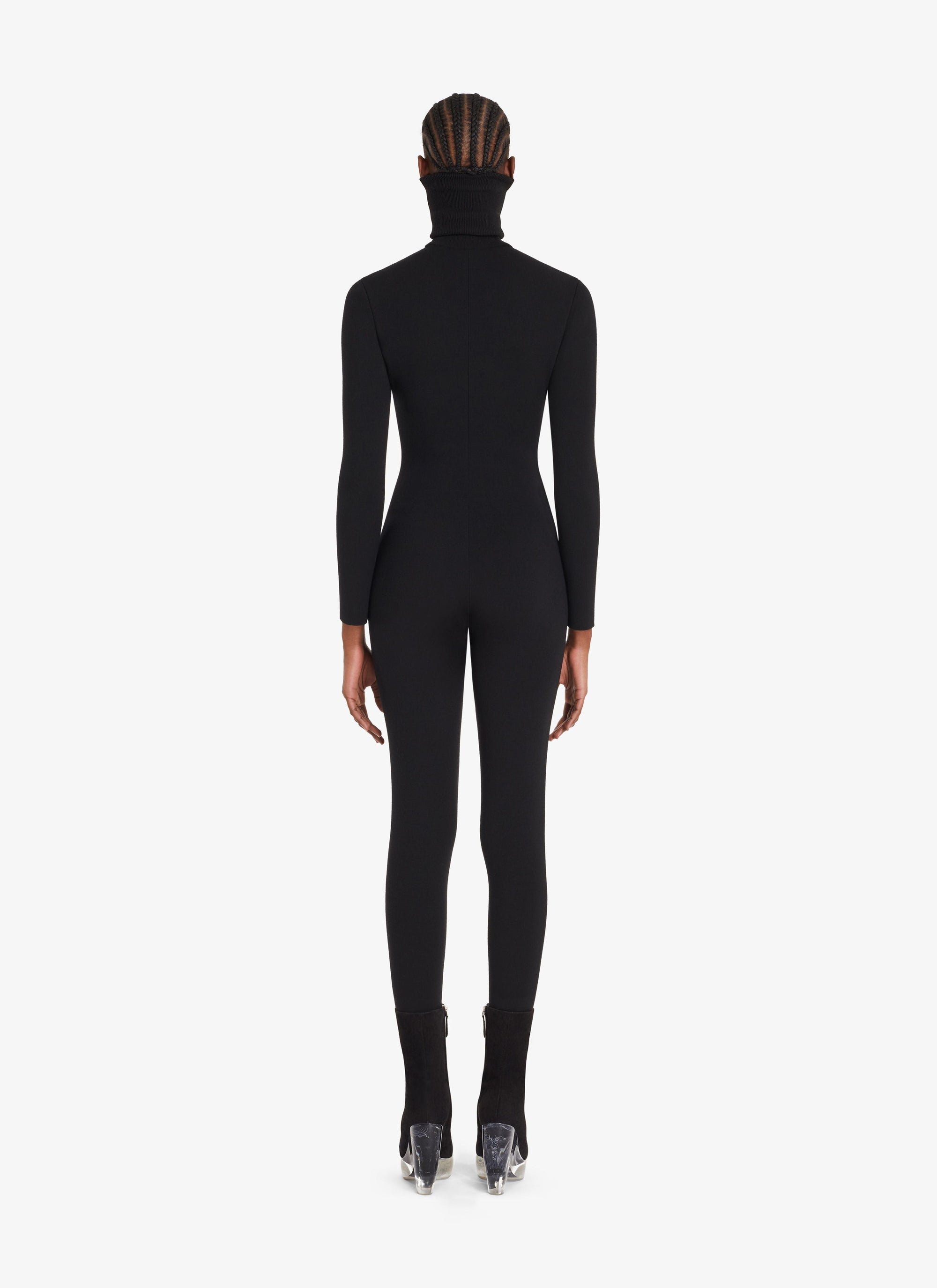 Combinaison minimaliste en laine - Noir Alaïa