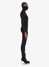 Combinaison minimaliste en laine - Noir Alaïa