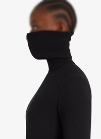 Combinaison minimaliste en laine - Noir Alaïa