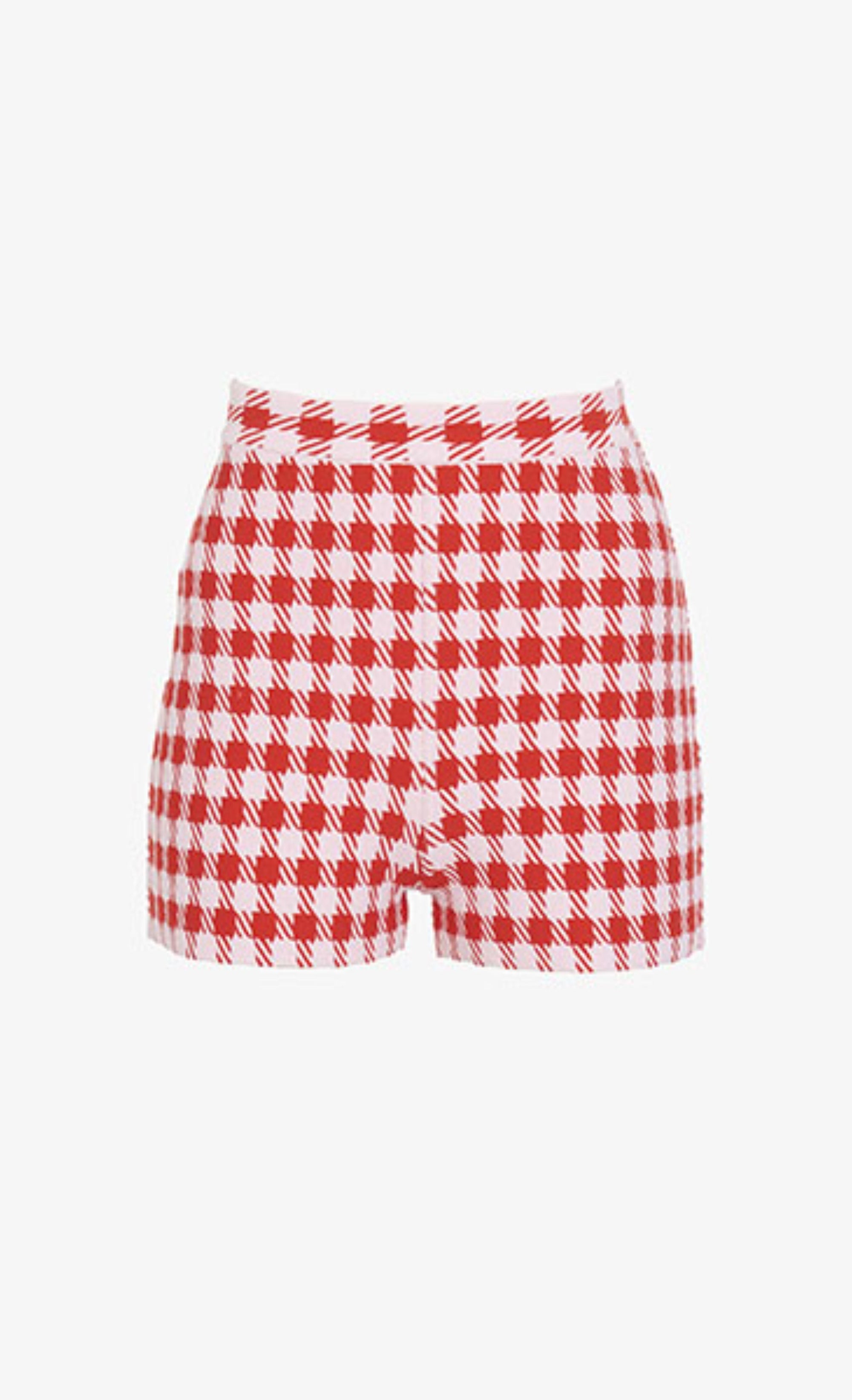 Short à motif vichy - Rouge & Rose