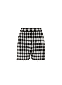 Short à motif vichy - Noir & Blanc
