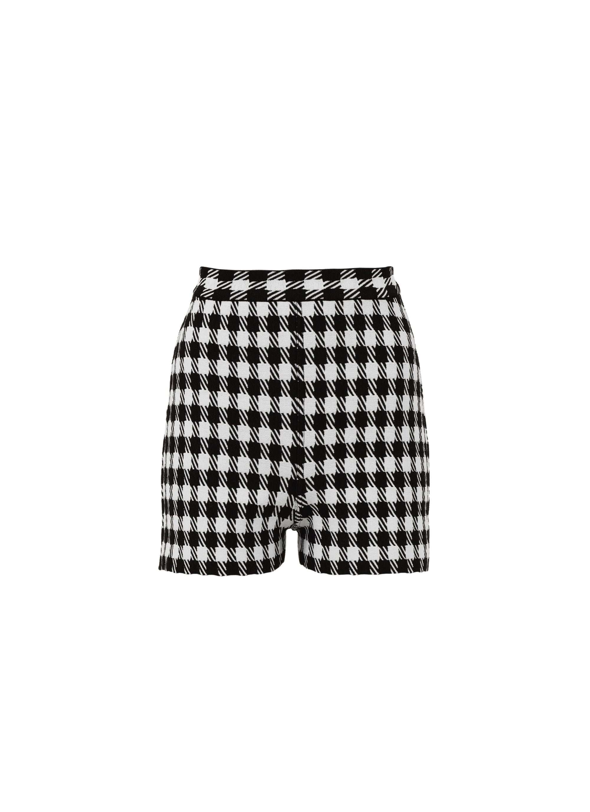 Short à motif vichy - Noir & Blanc