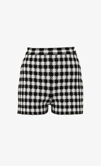 Short à motif vichy - Noir & Blanc