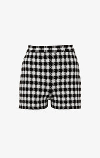 Short à motif vichy - Noir & Blanc