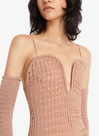 Suit Vienna fitted corset - Nude Alaïa