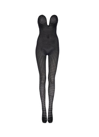 Combinaison bustier Vienne - Noir Alaïa