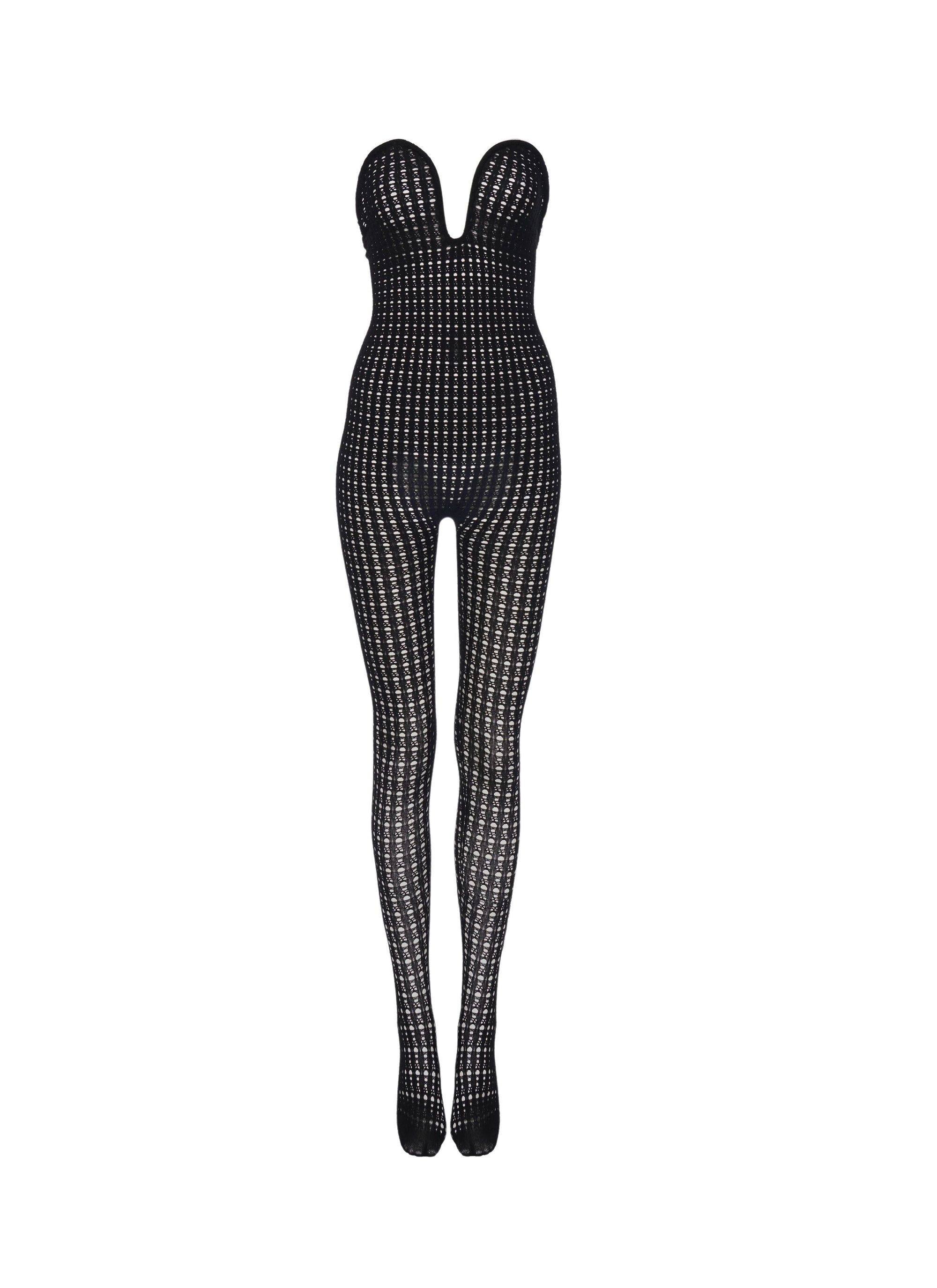 Combinaison bustier Vienne - Noir Alaïa