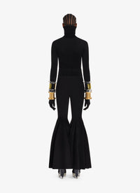 Loose-fit wool blend trousers - Black Alaïa
