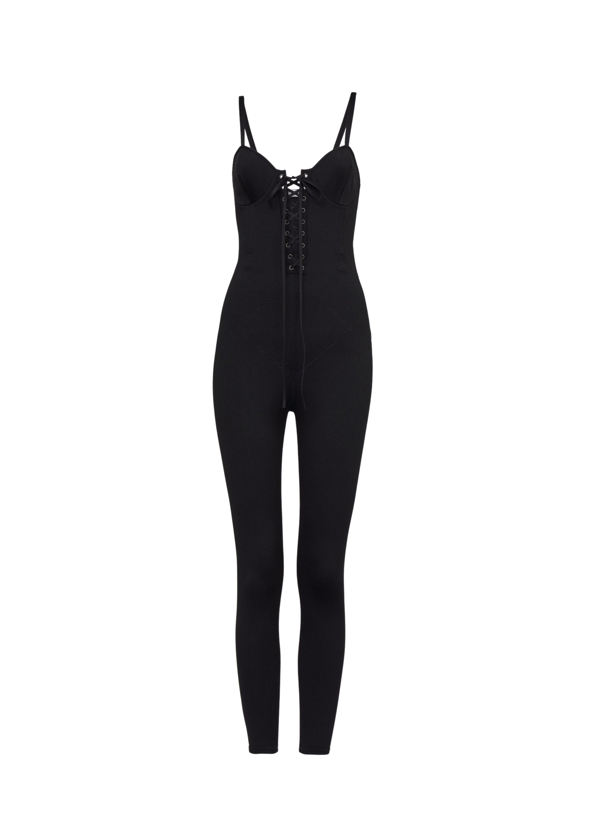 Corset jumpsuit - Black Alaïa