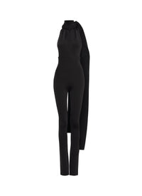 Combinaison double face en laine - Noir Alaïa