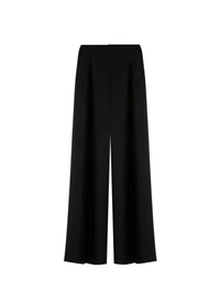 Structured high waist trousers - Black