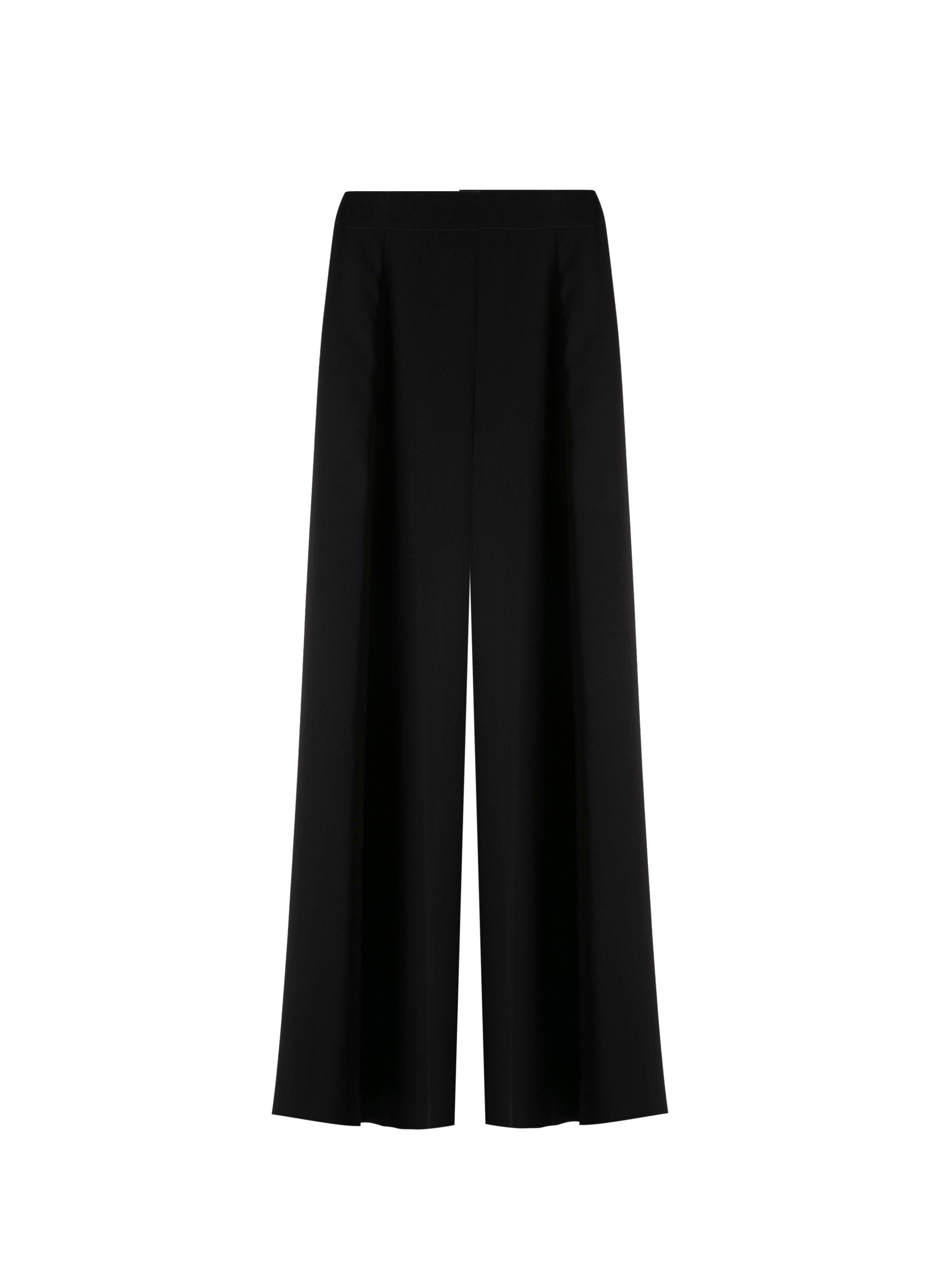 Structured high waist trousers - Black