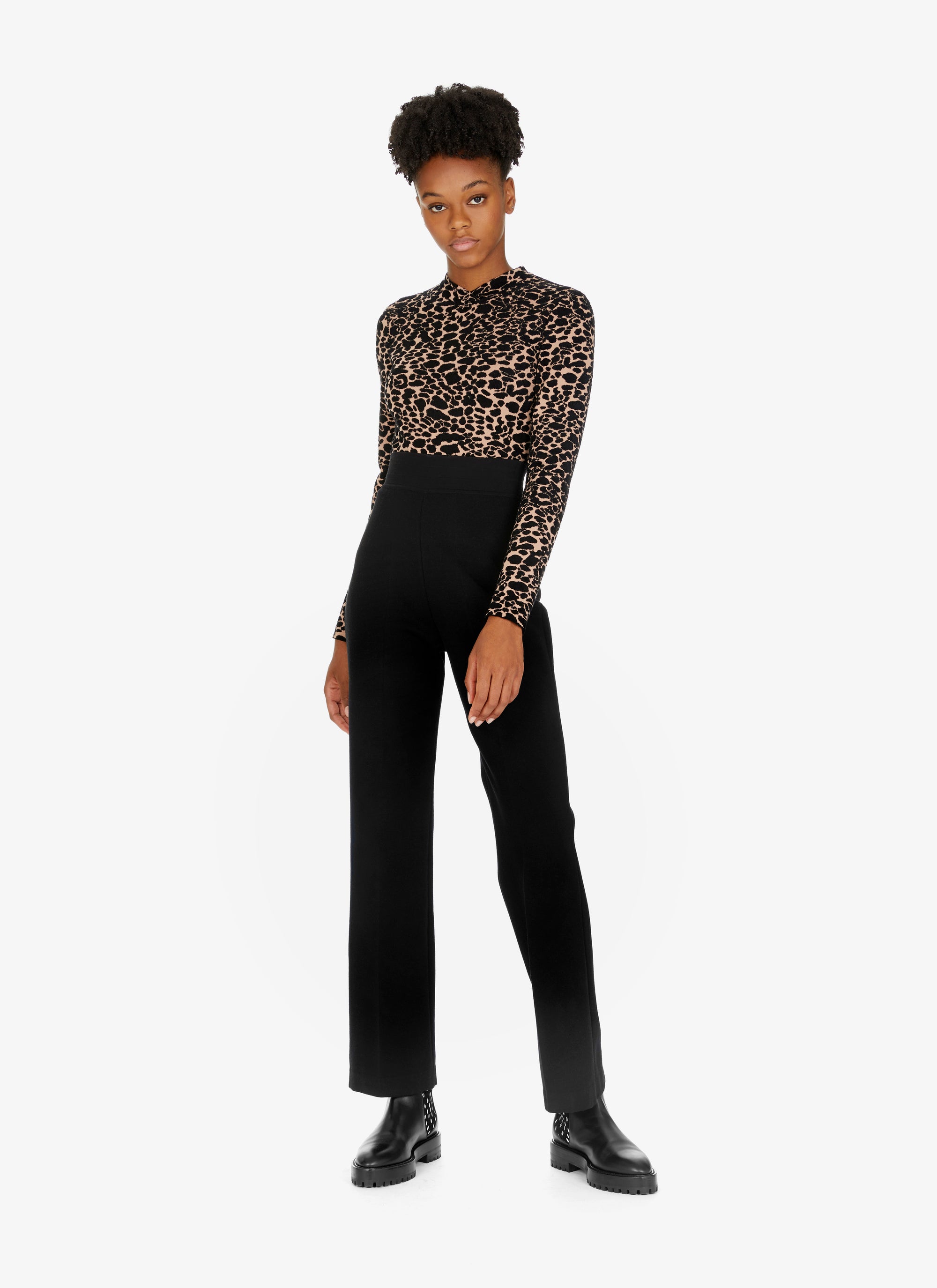 Ingenue wool trousers - Black
