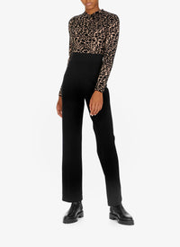 Ingenue wool trousers - Black intense