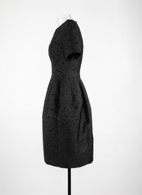 Regular sleeveless dress - Black intense