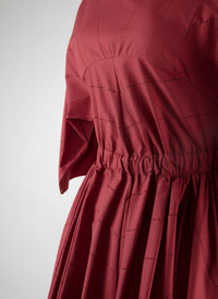 Robe longue à manches longues - Madras