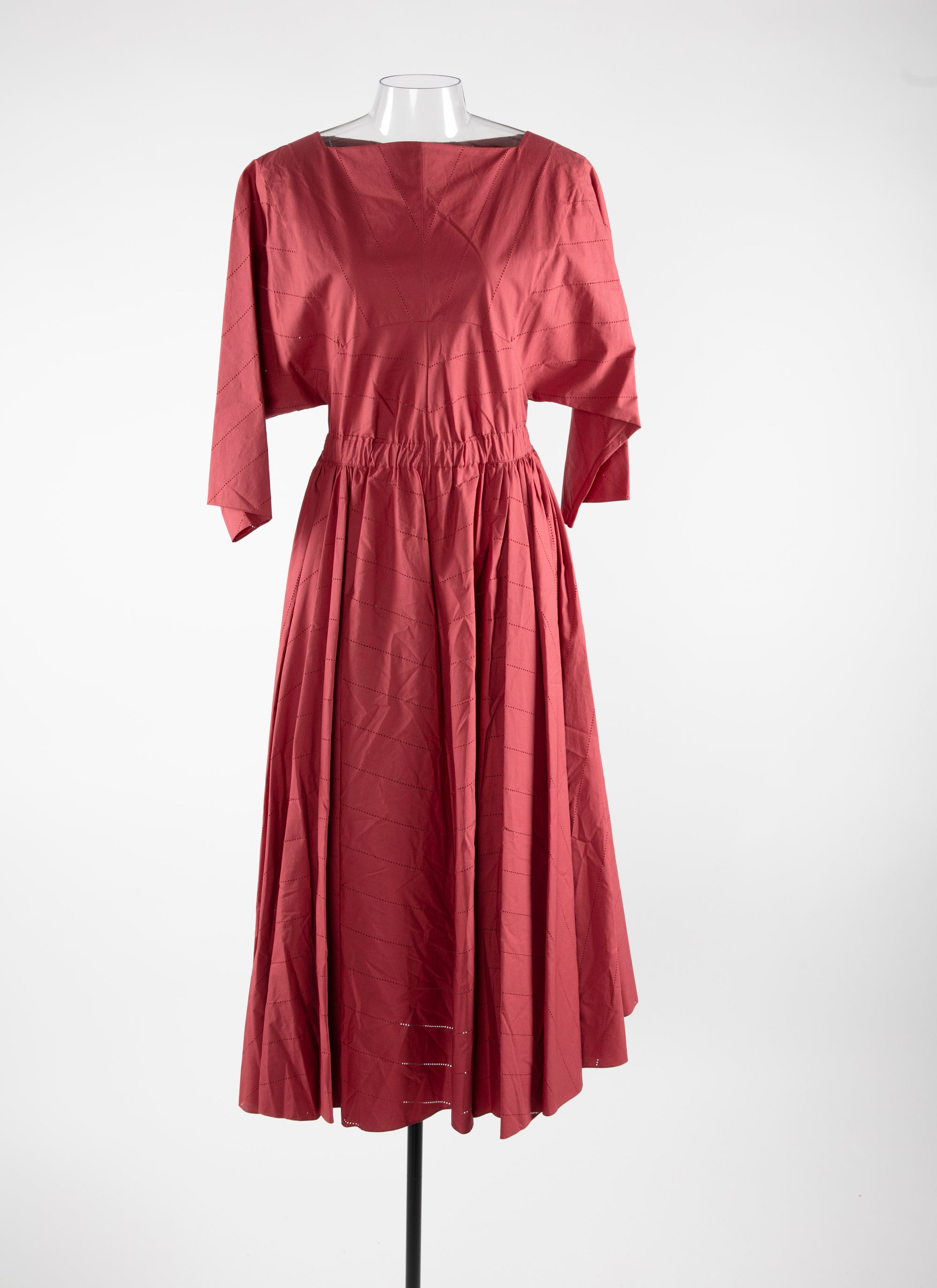 Robe longue à manches longues - Madras
