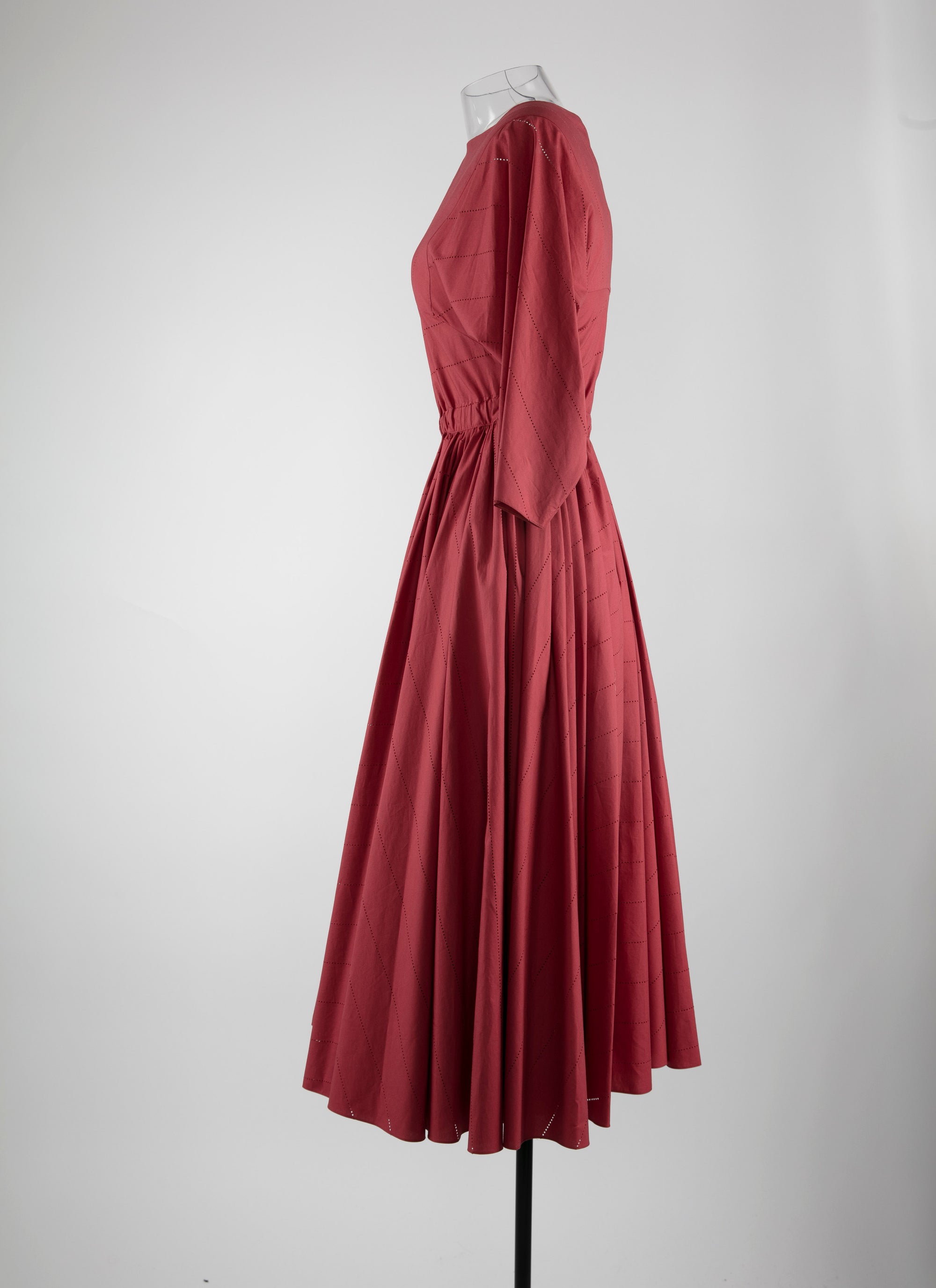 Robe longue à manches longues - Madras