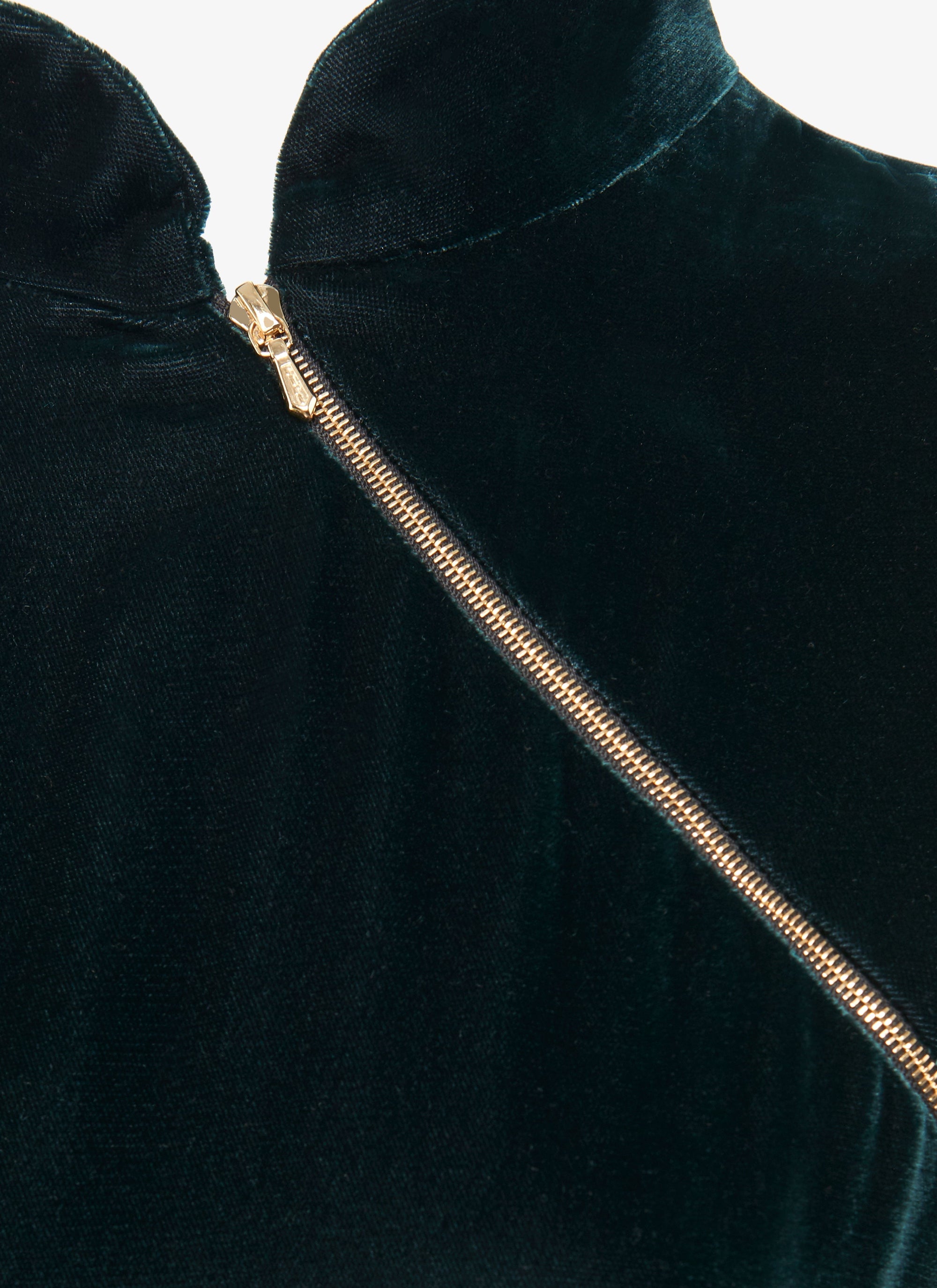Velvet flowing maxi dress - Foret