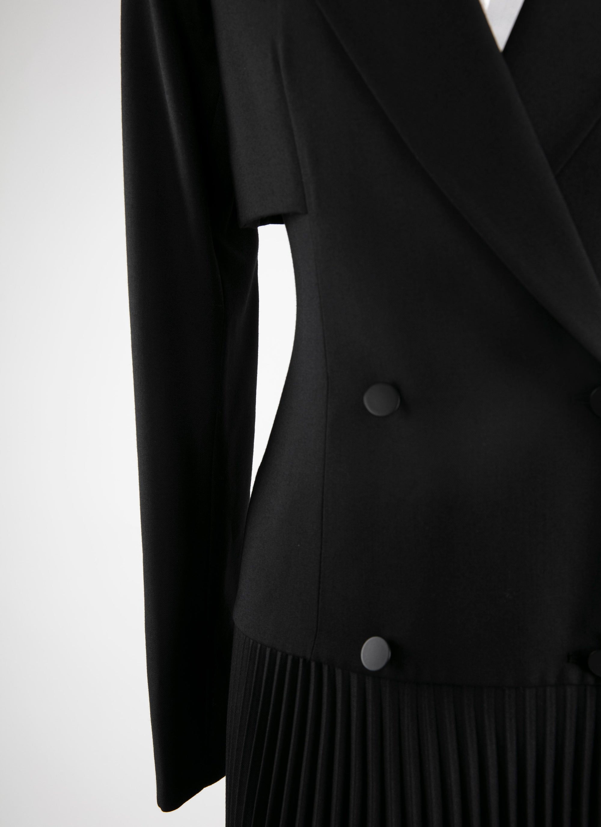 Trompe l'oeil costume dress - Black intense