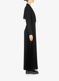 Trompe l'oeil costume dress - Black intense
